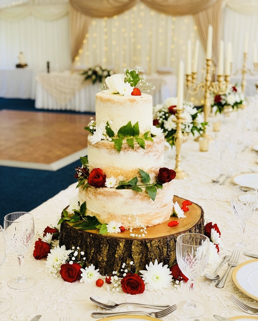 Signature berry cake
